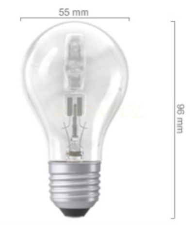 Żarówka halogenowa E-27 105W --> 150W