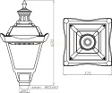 Oprawa Parkowa OS-1 LED