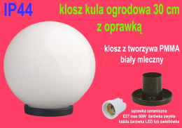 Klosz kula mleczna 300 k-140 z podstawą