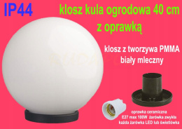 Klosz kula mleczna 400 k-180 z podstawą