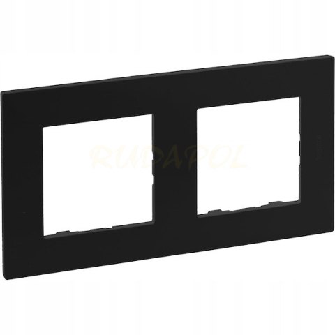 NILOE STEP Ramka podwójna czarna LEGRAND 863592 NILOE STEP Ramka podwójna czarna LEGRAND 863592