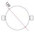 KLOSZ KULA DO LAMPIONU LED-10 i LED-14