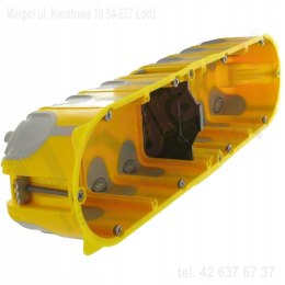 Batibox Puszka poczwórna z membraną 50 mm (080034)