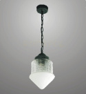Lampa ogrodowa wisząca DOME 300 czarna