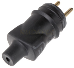 WTYCZKA GUMOWA CZARNA IP44 (50114)