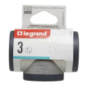 Rozgałęźnik 3x2P+Z aluminium/grafitowy (049438)
