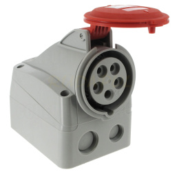 gniazdo siłowe stałe 16A 400V 3P+Z+N IP44 (555159)