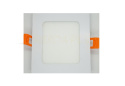 Oprawa downlight LED 6W biała kwadratowa 380lm