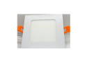 Oprawa downlight LED 6W biała kwadratowa 380lm