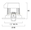 Oprawa Sylvania LED 6,5W START SPOT LED IP65