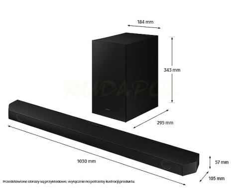 Soundbar Samsung HW-Q60B/EN