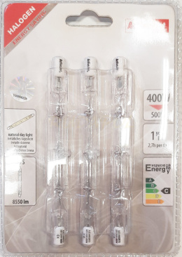 ŻARNIK HALOGENOWY 118mm 400W-->500W (3 szt) (5901452129125)