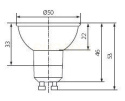 ŻARÓWKA HALOGENOWA 230V GU10 35W (5905148010353)