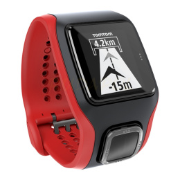 Zegarek cardio GPS TomTom Runner Czerwono/Czarny