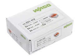 WAGO 221-412 Szybkozłączka 2x0,2-4mm2 /100szt./