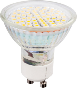 ŻARÓWKA LED 60 LED SMD GU10 ciepła 120st
