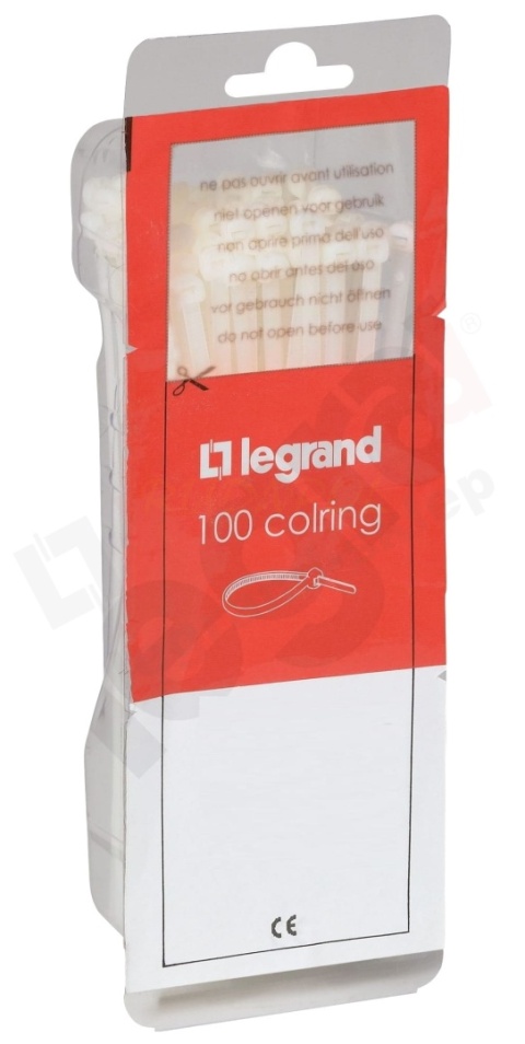 Opaska kablowa COLRING 280x3,5 bezbarwna op=100 szt. (032039) Opaska kablowa COLRING 280x3,5 bezbarwna op=100 szt. (032039)