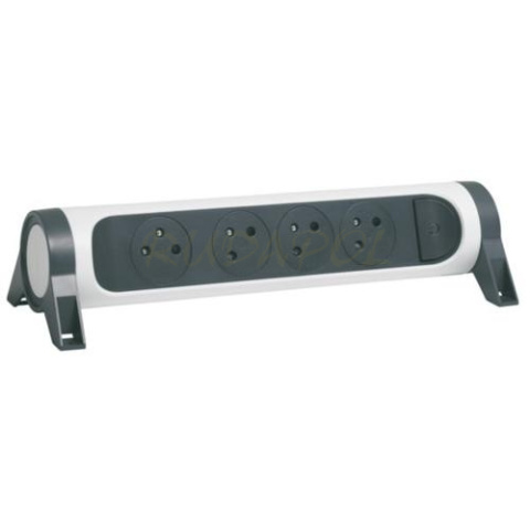 PRZEDŁUŻACZ OBROTOWY 4X2P+Z, Biały/Grafit (049465) PRZEDŁUŻACZ OBROTOWY 4X2P+Z, Biały/Grafit (049465)
