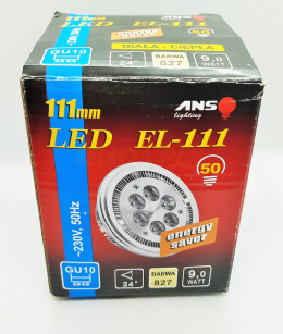 EL-111 LED GU10 9W/827 24ST 600 lm