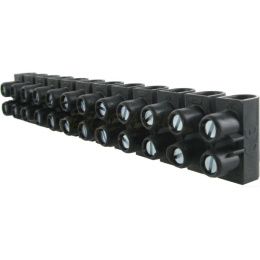 LISTWA ZACISKOWA 12P 16 mm2 CZARNA(034217)