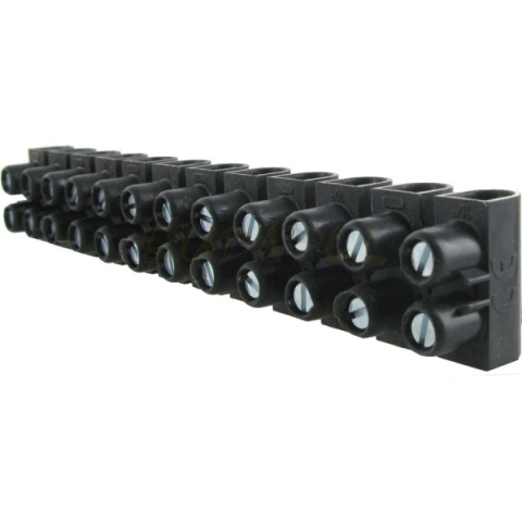 LISTWA ZACISKOWA 12P 16 mm2 CZARNA(034217) LISTWA ZACISKOWA 12P 16 mm2 CZARNA(034217)