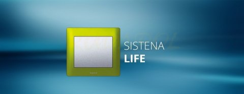 SISTENA Plakietka 2P+Z przesłony TITAN (771428)