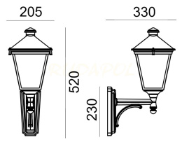 LONDON 480 CZARNA