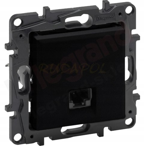 NILOE STEP Gniazdo komputerowe RJ45 czarne kpl